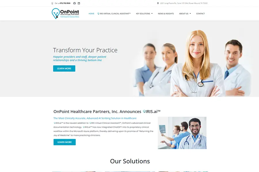 OnPoint Healthcare Partners, Inc.