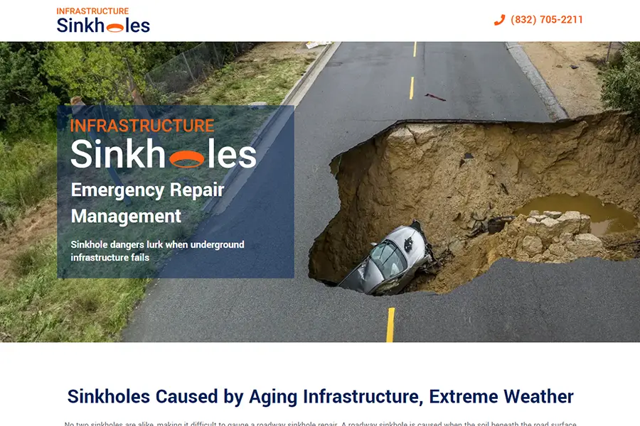 Infrastructure Sinkholes